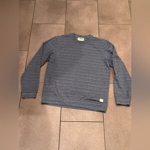 Linksoul Men’s M Heathered Blue Crewneck Lightweight Sweater Longsleeve